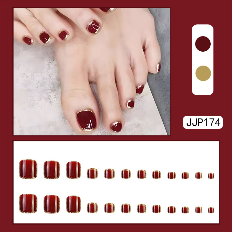 Close Up of Wine Red Glitter
