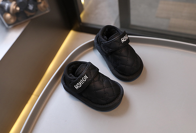 Téli új gyermek pamut női hócipő plüss baba meleg sétacipő_voghion.com