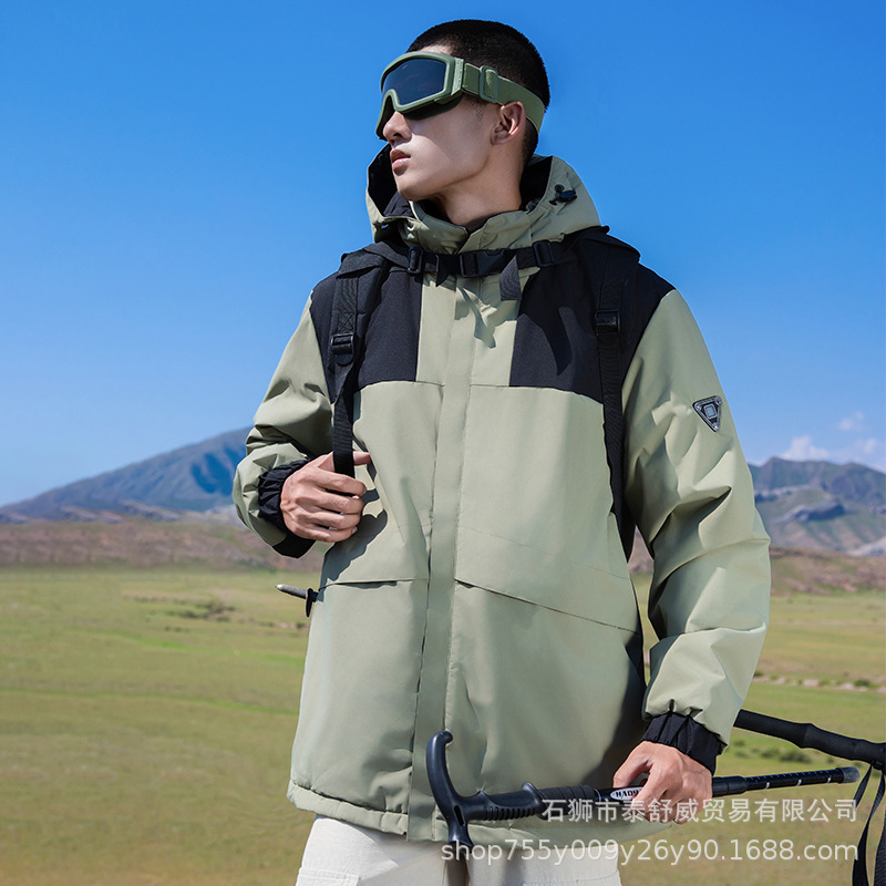 Suministro de fábrica nueva chaqueta de calefacción inteligente chaqueta de calefacción eléctrica de cuatro zonas de tres controles al aire libre de invierno