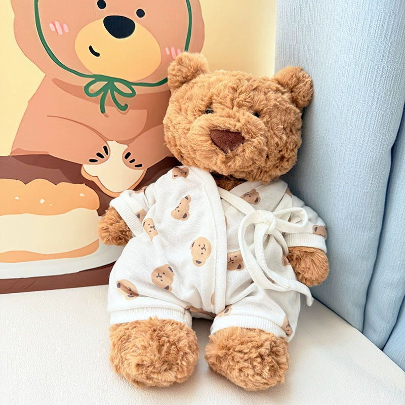 Котята Барселона Bear Clothes Барселона Bear Clothes Фланелевые пижамы Набор eye mask Cute Dressup