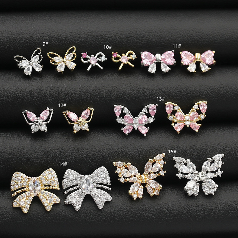 Sweet and Cool Style Blue Zircon Heart Ear Bone Stud, Korean Style Light Luxury Titanium Steel Butterfly Ear Jewelry, Ear Conch Stud, Ear Bone Stud Sweet and Cool Style Blue Zircon Heart Ear Bone Stud, Korean Style Light Luxury Titanium Steel Butterfly Ear Jewelry, Ear Conch Stud, Ear Bone Stud