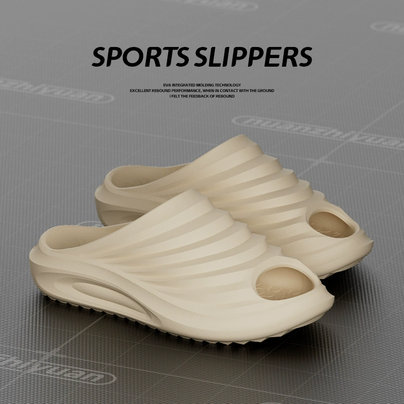 Южный Боуан топает на фекалии тапочки мужской наизнанку 2025 новый летний противоскользящий тренд спортивный круиз на открытом воздухе