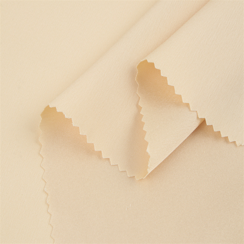 雙面仿醋酸緞紋面料 爆裂紋絲滑柔軟親膚滌綸面料時裝襯衫外套布