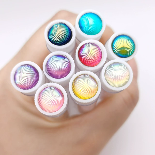 Shell diamond crystal eyelashes brush