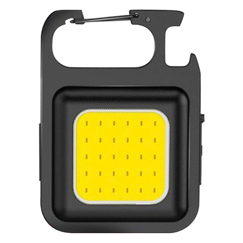 Трансграничный Многофункциональный портативный брелок свет аварийный Открытый кемпинг свет USB мини-подсветка COB рабочий свет фонарик