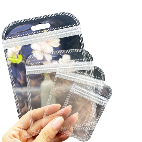 Chengxing Brand Transparent Plastic Self-Sealing Bag Accessory Packaging Bag Earring Sealing Bag Nail Art Small Jewelry Yin-Yang Bone Bag