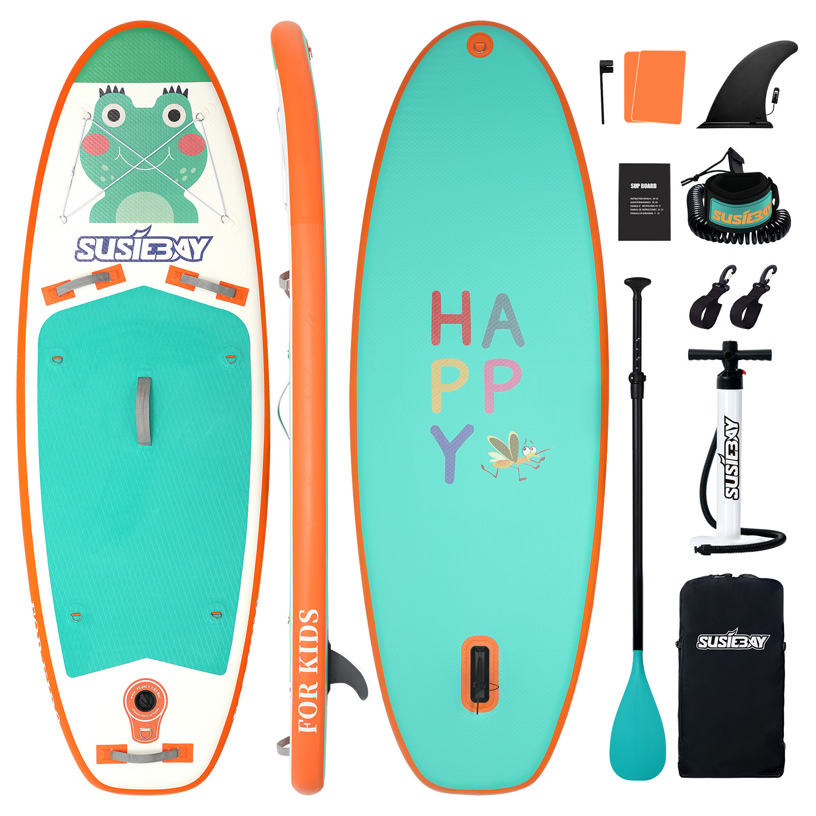 Tablero de remo inflable MS Free Mountain Sea SUP Tablero de remo de pie Pesca Tablero vertical Tablero de pulpa Barco en el mar