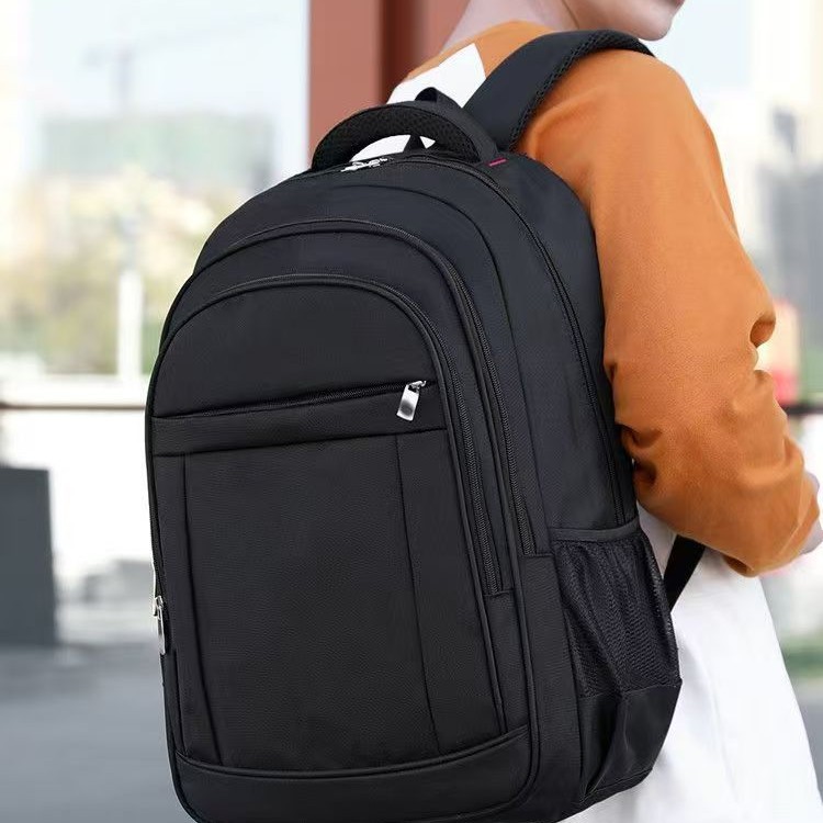 Mochila Mochila de viaje de negocios de ocio de alta gama para hombres, bolsa de viaje de gran capacidad, mochila escolar para estudiantes de secundaria, bolsa para computadora