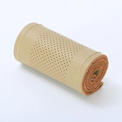 Steering wheel cover — cover a generation of hair - medium-hole-beige-rice-noodles-36cm