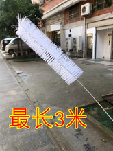 管道壁清洁刷清洗下水道头发刷子厨房工具地漏马桶疏通器