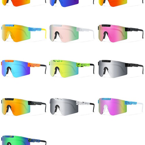 Overseas foreign trade sunglasses with windproof and genuine coating, suitable for European and American cycling, outdoor sports, protective goggles, PC non-polarized