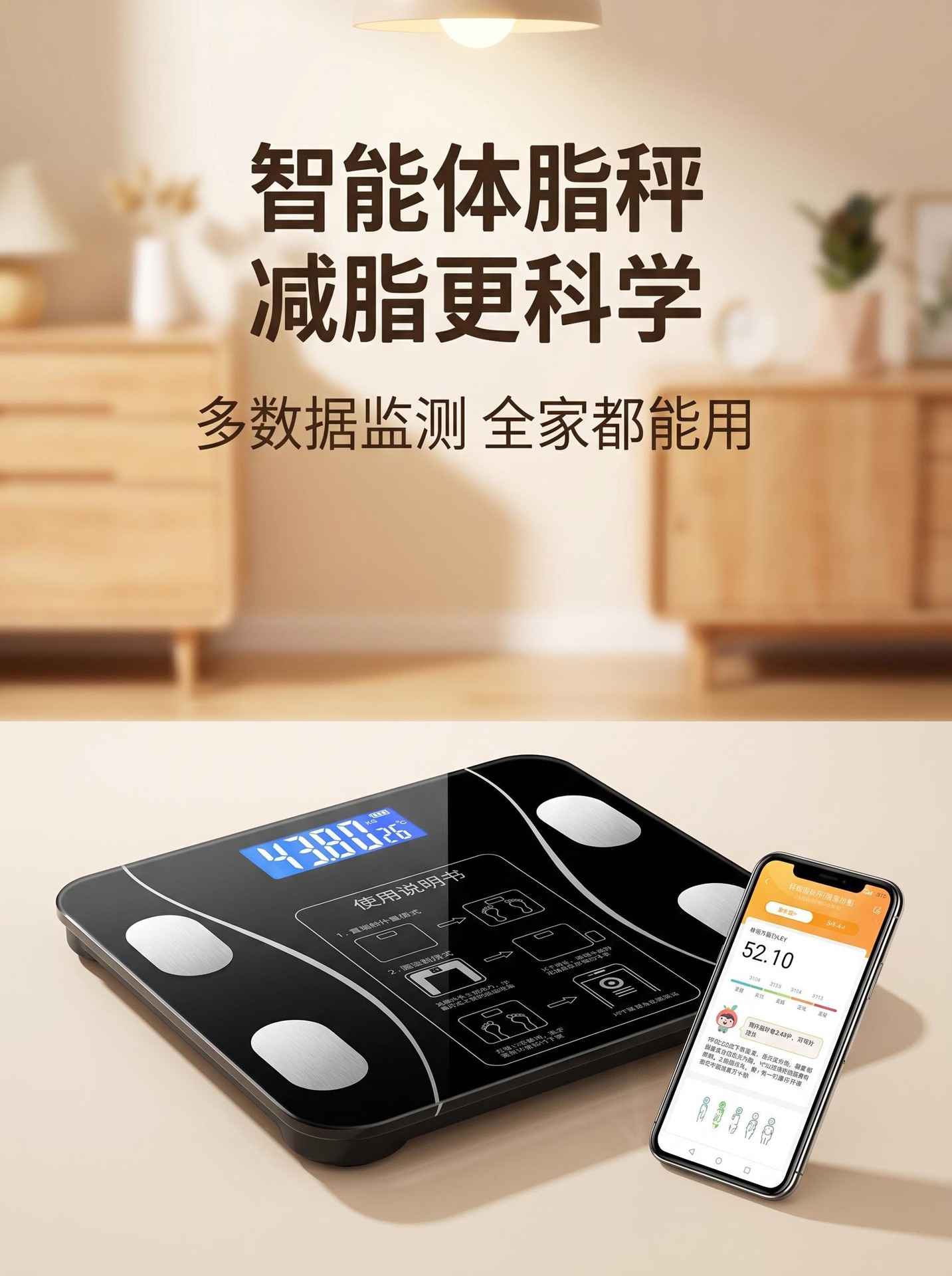 Özel İnsan Vücut Yağ Ölçüsü Akıllı Bluetooth App Bağlantılı Ev Kullanımı Vücut Yağı Ölçülebilen Elektronik Terazi Toptan Satış Vücut Ağırlık Terazi