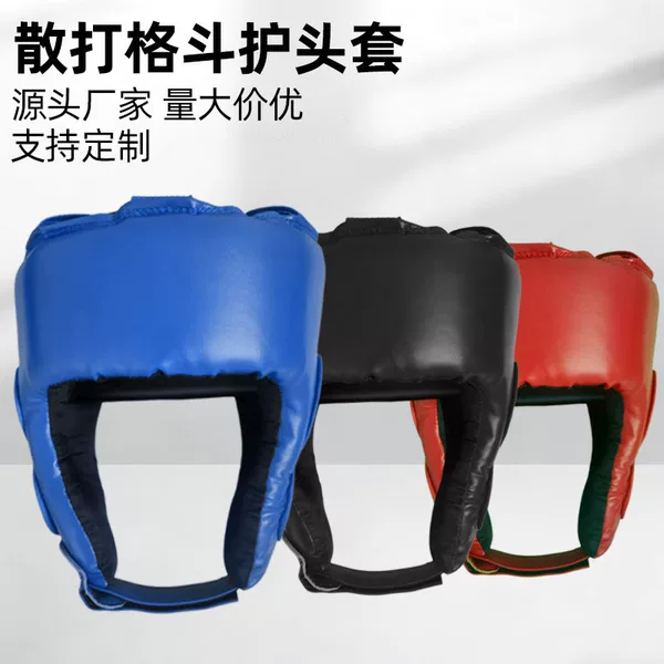 Sanda Head Protection with Full-Coverage Nose Guard, Boxing Helmet for Adults and Children, Martial Arts and Taekwondo Protective Gear Manufacturer