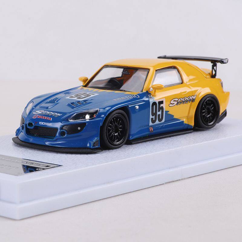 Mj 1:64 Honda S2000 Ap1 Spoon Painted Resin Car Model Collectible Display Piece