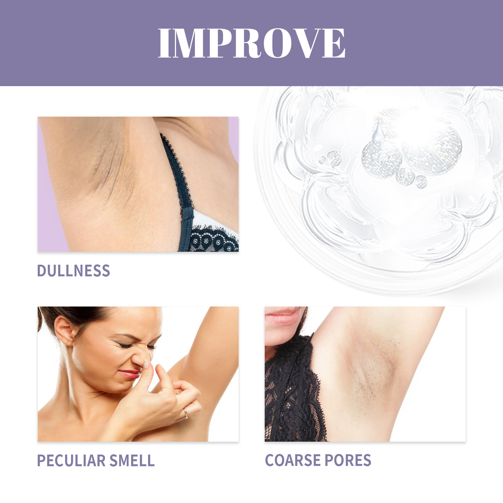 EELHOE Deodorant Cream Cleansing Armpit Sweating Foggy Odor, Underarm Brightening, Refreshing, and_voghion.com