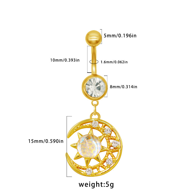 7g Weight Zircon Inlay Material Belly Ring Classification 1 Piece Quantity Holiday, Banquet, Party Occasion Zinc alloy Material Geometric, Moon, Knot, Butterfly, Bow Knot Pattern All Seasons Season Unisex Gender Novelty Style 1 Piece Belly Rings Novelty Geometric Moon Knot Zinc Alloy Zircon 26