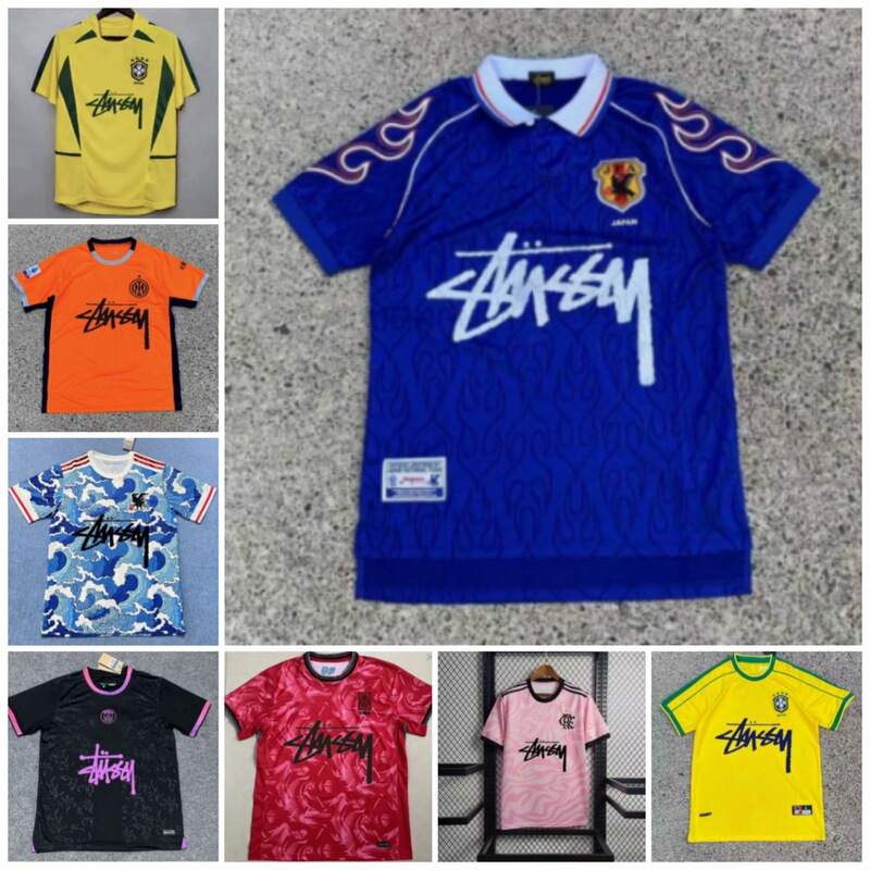 2024 European Cup Football Jersey Short-Sleeved Italy Germany Japan Brazil Pattern 2026 World Cup