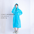 加厚EVA时尚成人雨衣 非一次性连体雨衣雨披 旅游徒步雨披