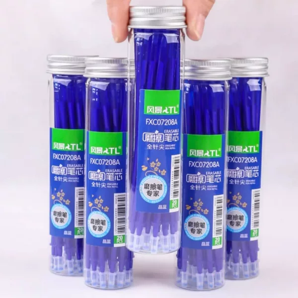 Landscape Tube Friction and Easy-to-erasure Gel Pen Refill Primary School Students Large-capacity Temperature-controlled Erasable Water Refill Magic Wipe Refill