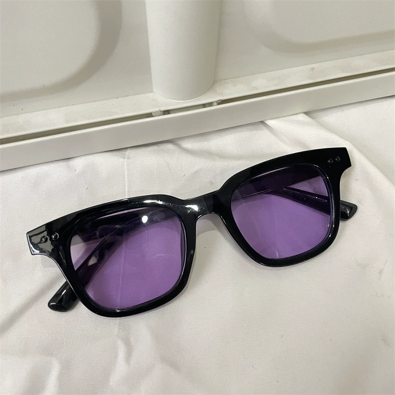 Retro Purple Sunglasses, UV Protection, Multiple Frame Shapes, Width 13–14 cm