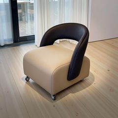 中古风轻奢单人休闲溜溜矮凳小户型客厅家用异形靠背阳台溜溜椅子
