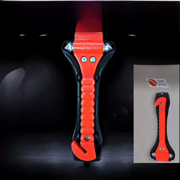 Car safety hammer emergency smashing window tempered glass window breaker fire rescue hammer multi-function escape hammer