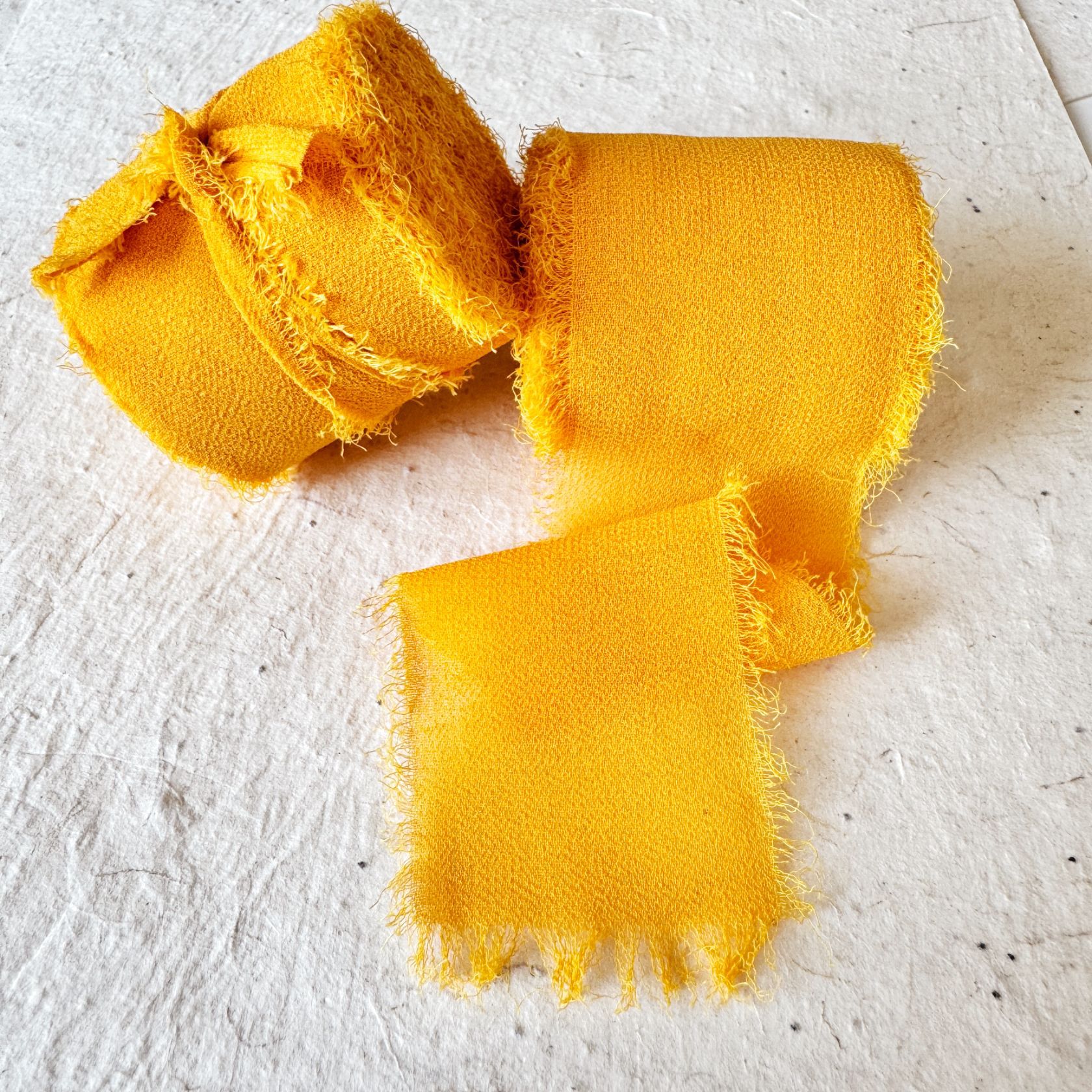 INS deshilachado gasa cinta ramo de la boda borla cinta arco decoración hilo de nieve tira de tela de seda