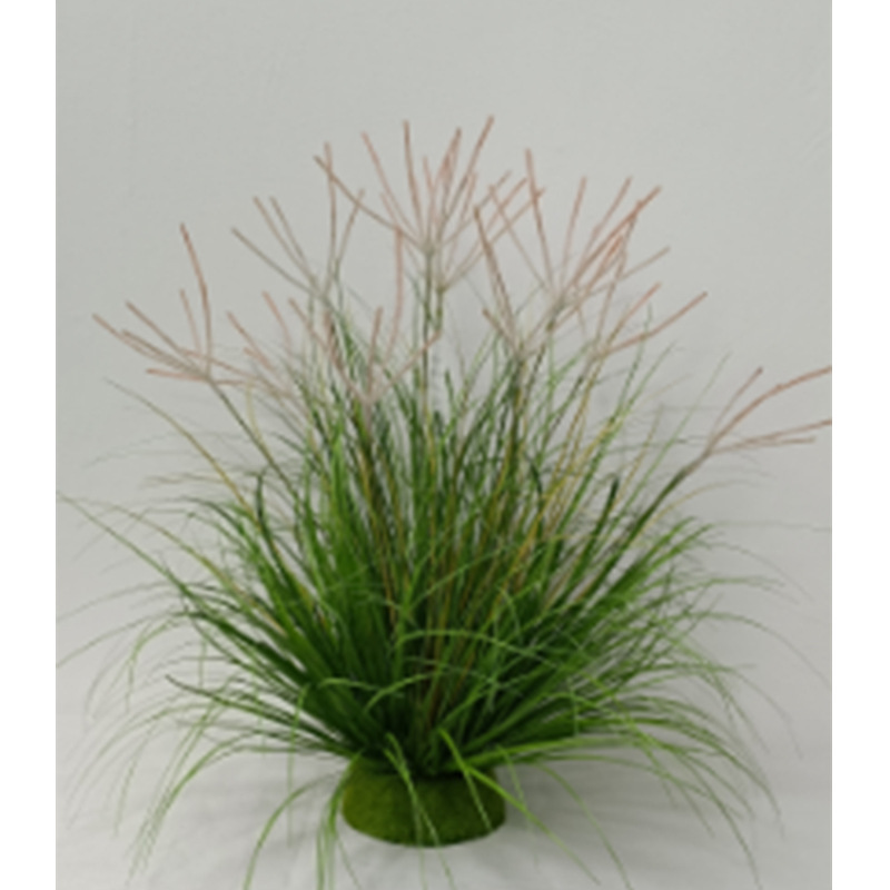 Simulación de plantas verdes, juncos, plantas en macetas, estilo nórdico, simulación de hierba de cola de perro, decoración de interiores, decoración de la sala de estar
