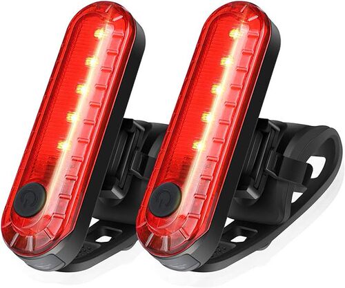 Mountain Bike Riding Equipment USB Bicycle Charging Tail Light Amazon Bicycle 056 Night Riding Warning Light