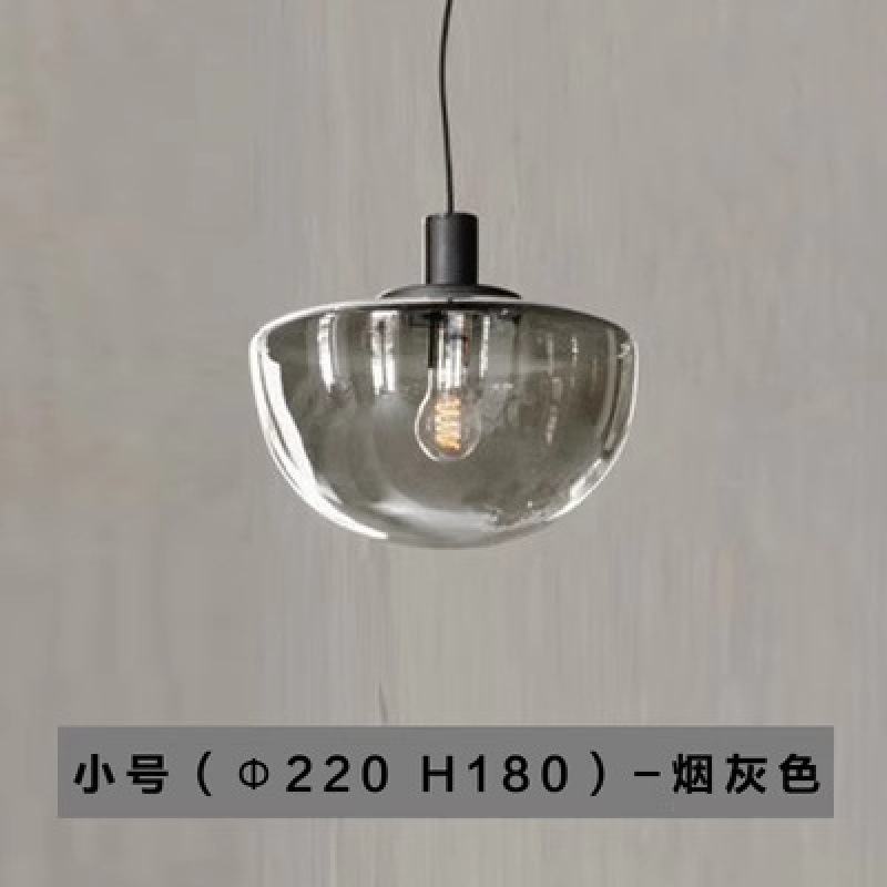 设计师包厢装饰法式卧室床头样板房餐厅创意圆形酒吧玻璃吊灯|undefined