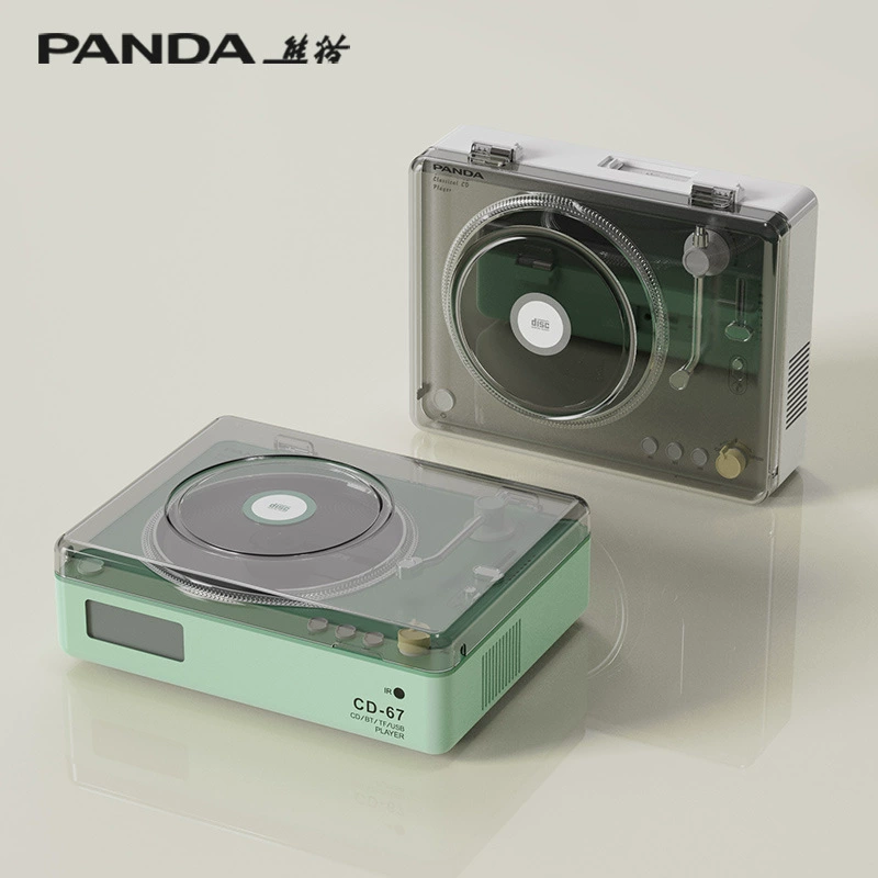Музыкальный проигрыватель Panda CD-67CD, проигрыватель музыкальных альбомов, универсальный проигрыватель виниловых пластинок, Bluetooth-колонка