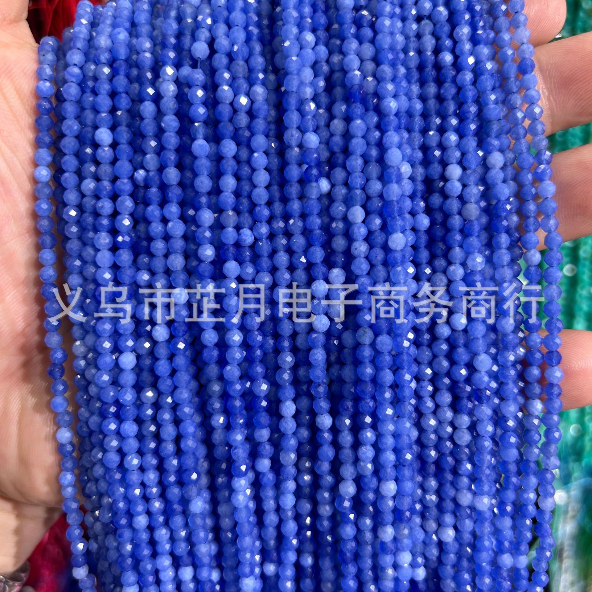 Pequeñas cuentas 2mm3mm4mm facetas todo tipo de ágata Cristal de piedra natural granos sueltos DIY joyería pulsera collar