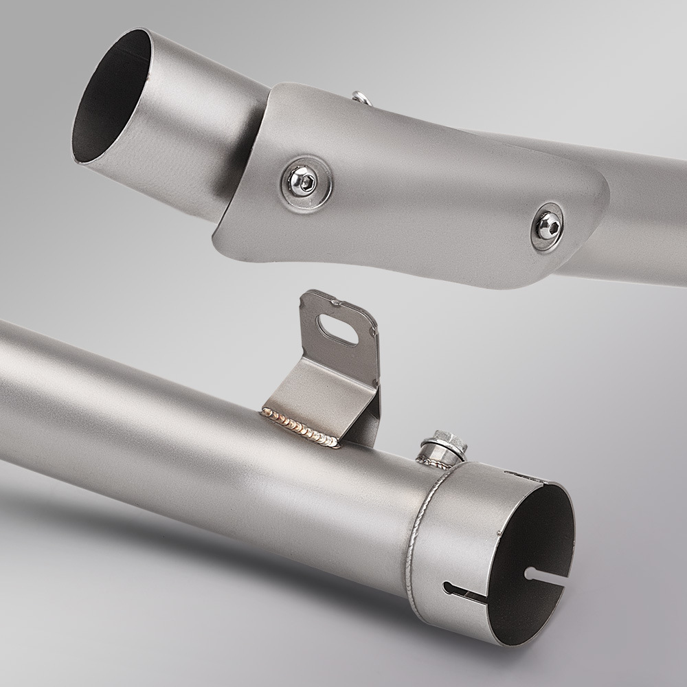 Suitable for Motorcycle Gsxr1000 Modification, Large R Middle Exhaust Pipe Tail Section, Non-Destructive Installation 2012-2022