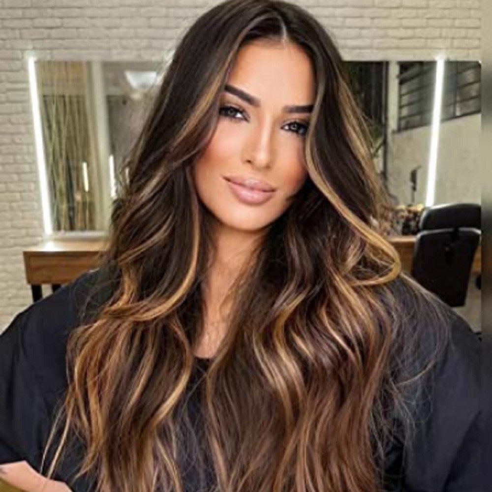 Comercio exterior europeo y americano pelucas de cabello ondulado largo cabello rizado elegido teñido red rosa de fibra química de seda de alta temperatura gorra de moda europea y americana