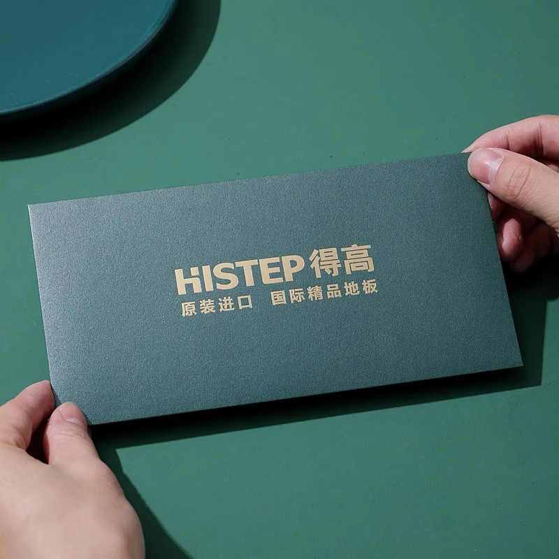 Envelope can be printed with logo and hot stamping