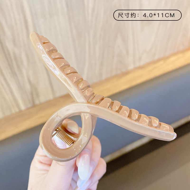 2023 nueva celebridad en línea horquilla clip de la Cabeza trasera clip de tiburón accesorios para el cabello de alta calidad agarre del pelo grande clip de pelo tocado