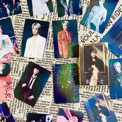 Tang Jianci common once more surrounding commemorative exquisite three-inch 55 pieces laser small cards instant camera Lomo cards