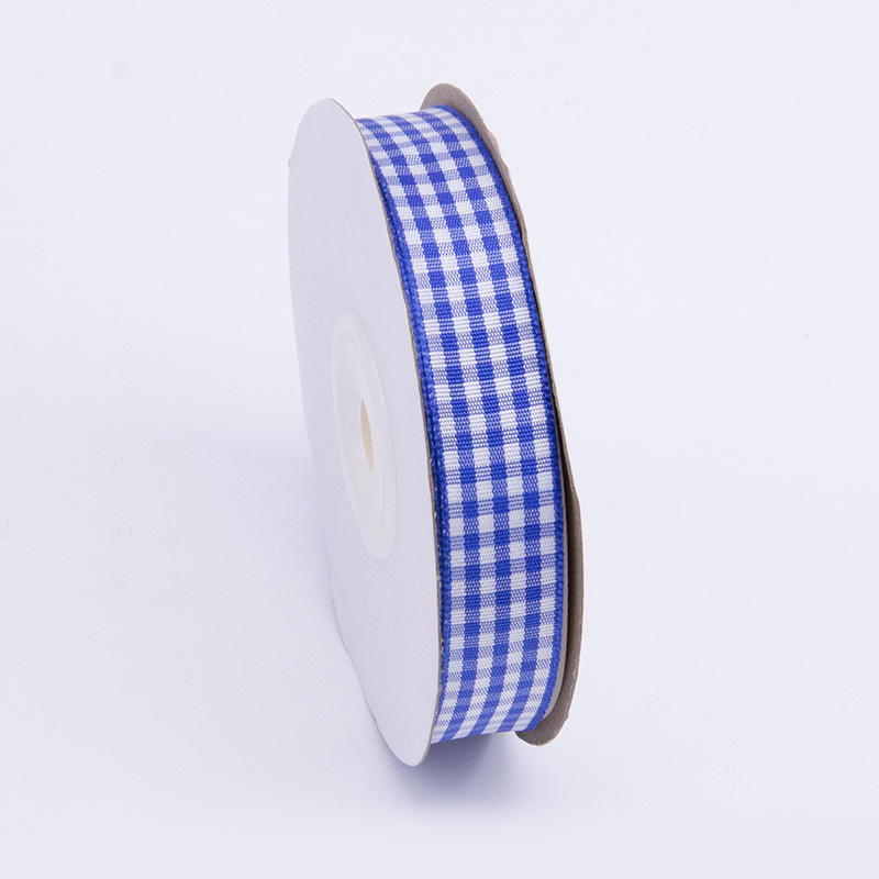 Transfronterizo pequeño rollo 1cm-2.5cm cuadrado regalo cinta de regalo de la universidad viendi regalo de seda escocesa