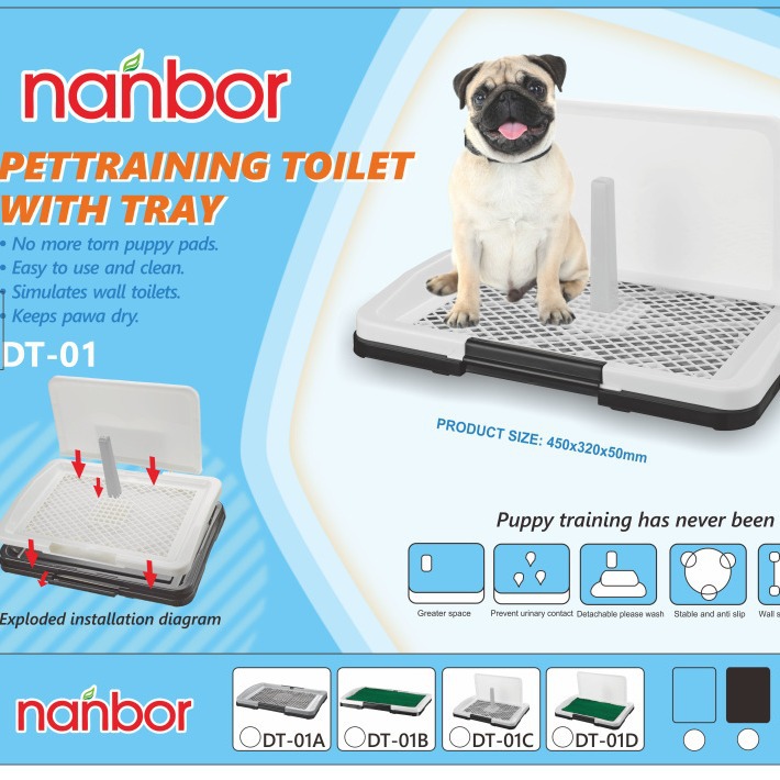 Inodoro para perros al por mayor, fácil de limpiar, fabricación de alta calidad
