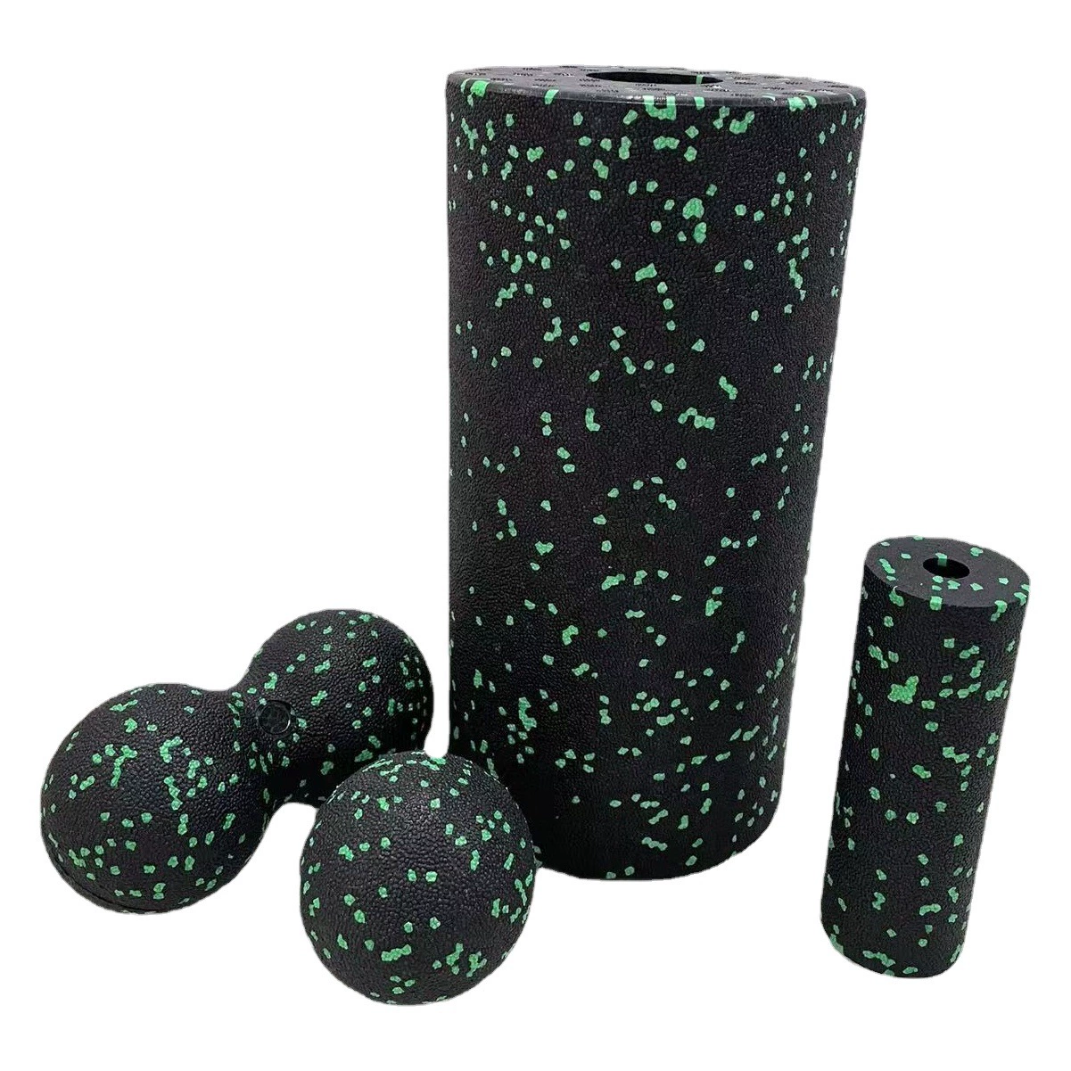 Набор из четырех предметов: массажный ролик из пены EPP, мяч для фасций, для фитнеса, йоги, расслабления мышц, тренд в фитнесе