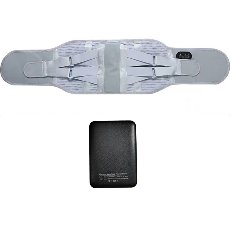 护腰带理疗红外控制加热神器智能按摩热敷震动护腰带红光腰带批发