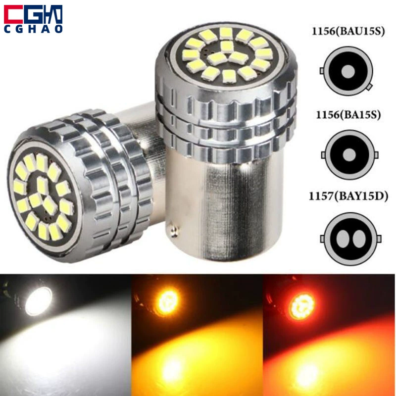 Автомобильный светодиодный поворотный свет 1156 BA15S 2016 15SMD светодиодный задним ходом 1157 подсветка рулевого управления