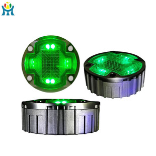Solar-Powered Outdoor Waterproof Ground Lights for Courtyards, Gardens, and Stair Steps, Traffic Speed Reduction Indicator Studs
