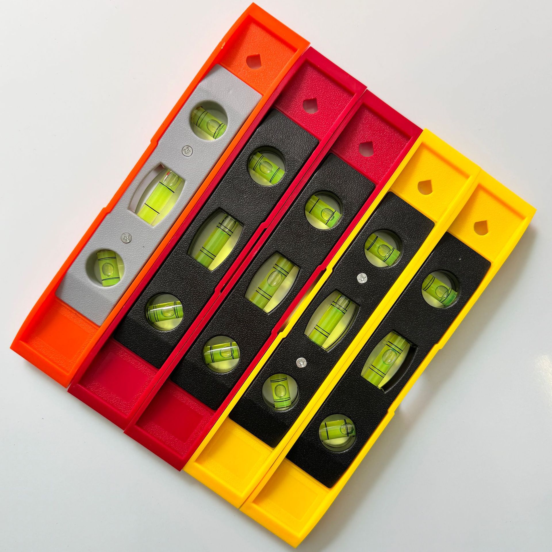 鱼雷水平尺迷你小型绿水泡强磁水平仪家用装修标线仪高精度靠尺