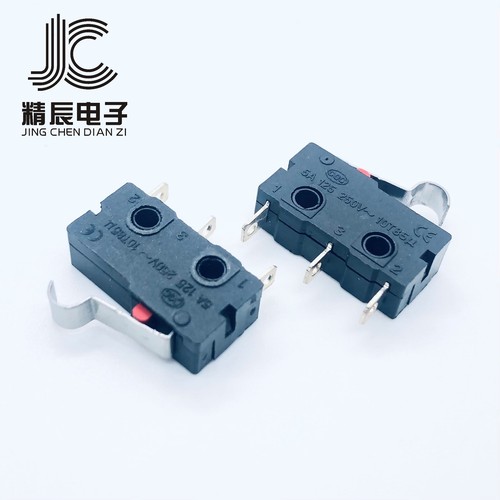 Micro switch KW12-E curved handle three-legged 5A 250VAC travel limit switch 19.8*10.2