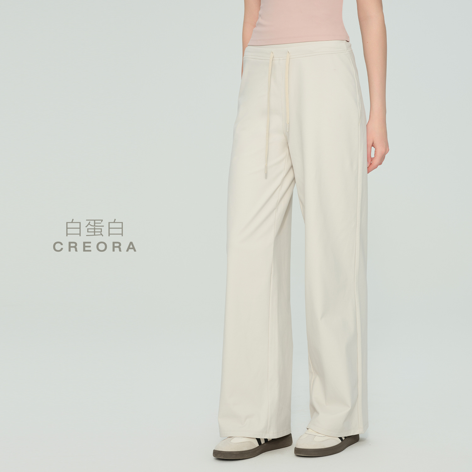 Otoño nuevos pantalones de yoga colgantes sueltos para correr pantalones de piernas casuales de cintura alta de cuerda recta entrenamiento pantalones de gimnasio