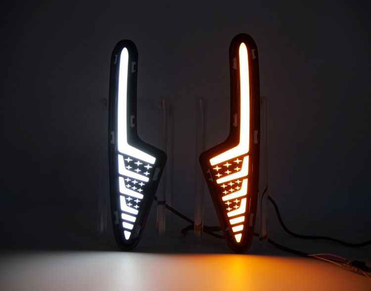 Suitable for Geely Xingyue 25-26 Models, Daytime Running Lights, Turn Signals, Night Ice Blue Modified Front Fog Lights