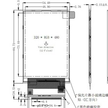 3.5 TFT  320*480  44 PIN  IC 9786