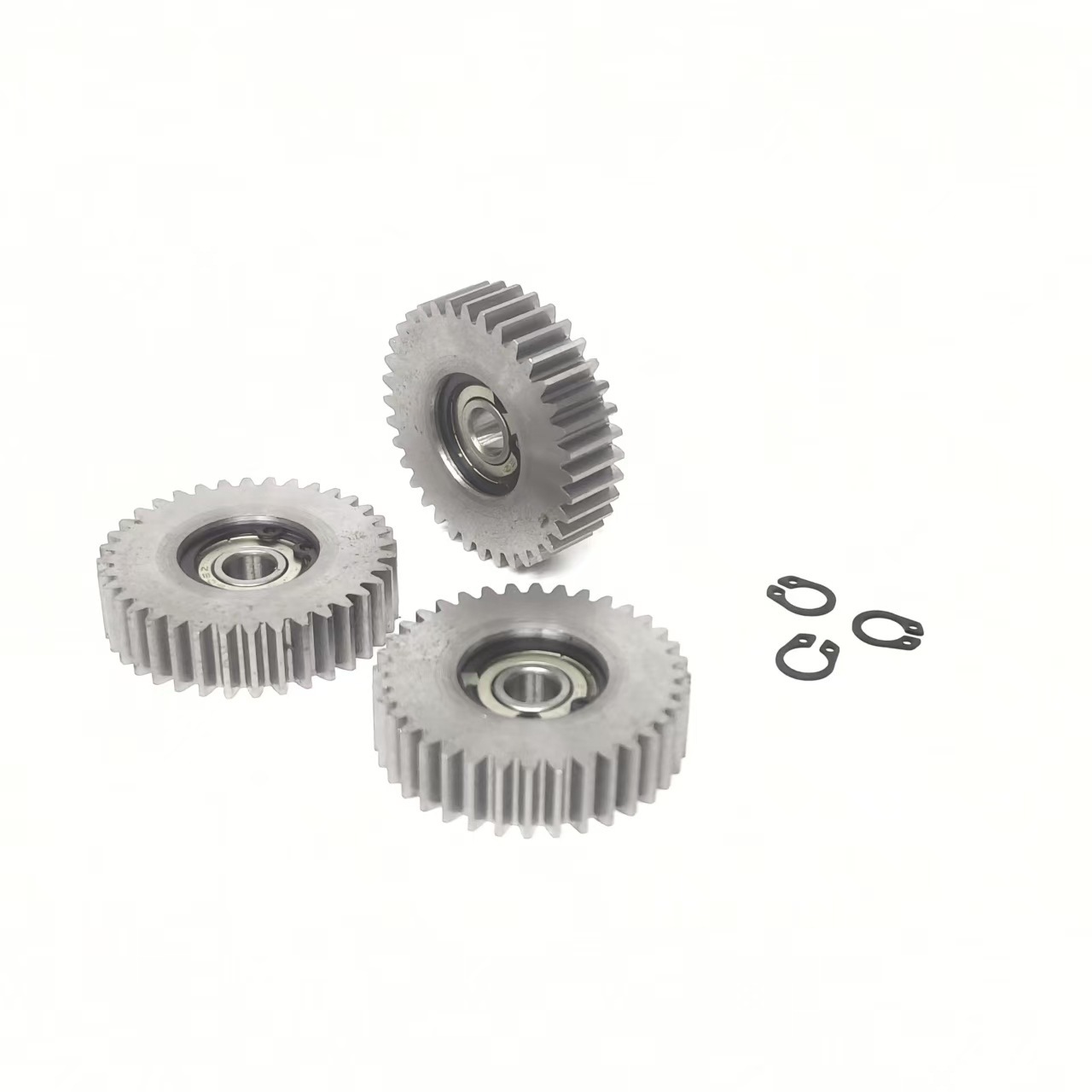 Outer Diameter 47.5mm Electric Vehicle Large 36-Tooth Steel Gear Nylon Gear 608 Bearing with Free Snap Ring for Electric Vehicle