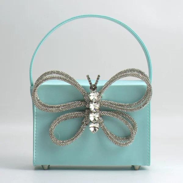 Lake blue satin